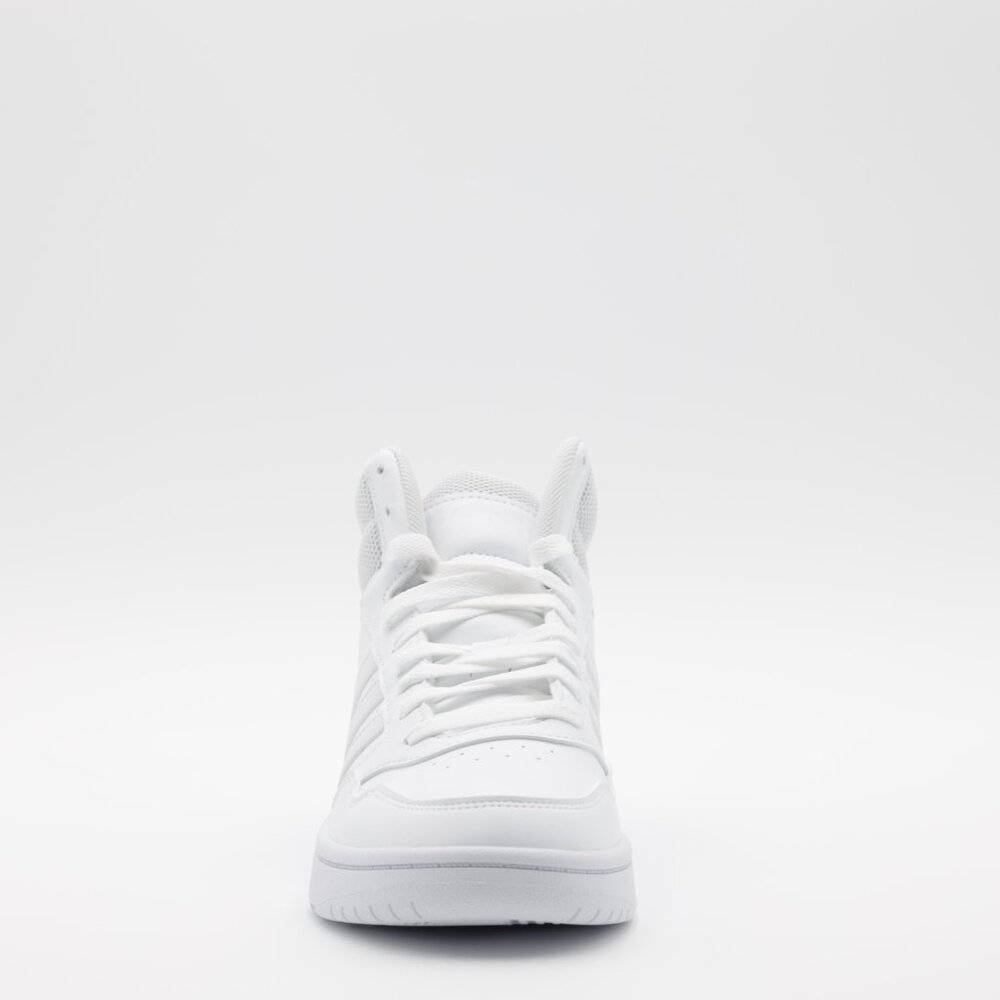 Adidas Women's Basketball Comfort Hoops 3.0‎ Mid Top Classic Shoes White Size 8 - Picture 2 of 12